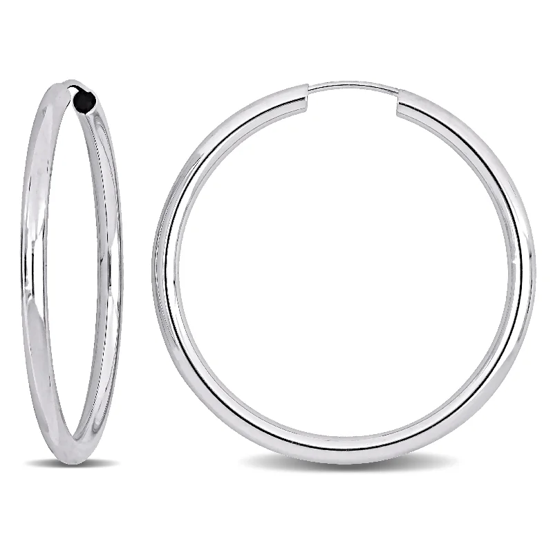 Unlock Unbeatable Jewelry Deals Before They’Re Gone Mimi & Max 30mm Hoop Earrings in 14k White Gold Unlock Unbeatable Jewelry Deals Before They’Re Gone Mimi & Max 30mm Hoop Earrings in 14k White Gold