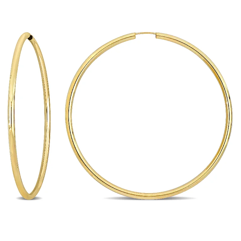 Grab Exquisite Jewelry At The Lowest Prices Mimi & Max 60mm Hoop Earrings in 14k Yellow Gold Grab Exquisite Jewelry At The Lowest Prices Mimi & Max 60mm Hoop Earrings in 14k Yellow Gold