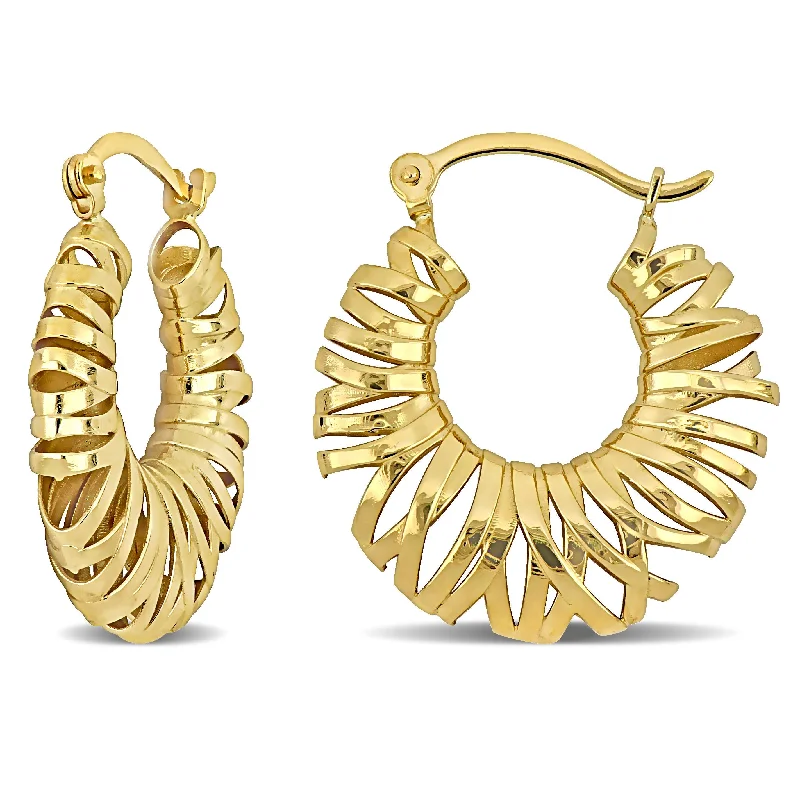 Unmissable Deals On Handmade Jewelry Collections Mimi & Max Puff Hoop Earrings in 10k Yellow Gold Unmissable Deals On Handmade Jewelry Collections Mimi & Max Puff Hoop Earrings in 10k Yellow Gold