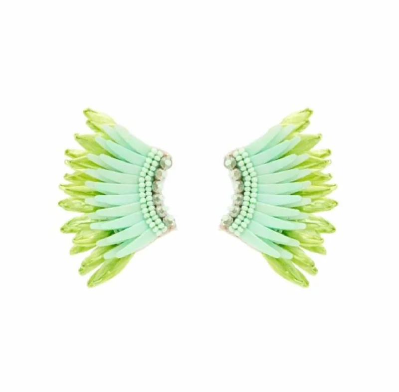 Exclusive Jewelry Markdowns – Limited-Time Offer Mini Madeline Raffia Earrings In Green/blue