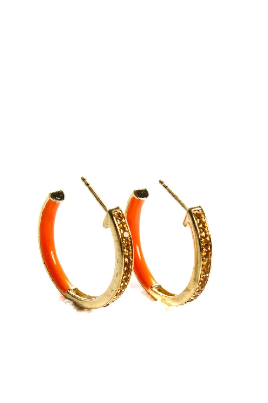 High-End Jewelry, Now More Affordable Than Ever Rarities Gold Plated Sterling Silver Citrine Crystal Huggie Earrings Orange 5.4G High-End Jewelry, Now More Affordable Than Ever Rarities Gold Plated Sterling Silver Citrine Crystal Huggie Earrings Orange 5.4G
