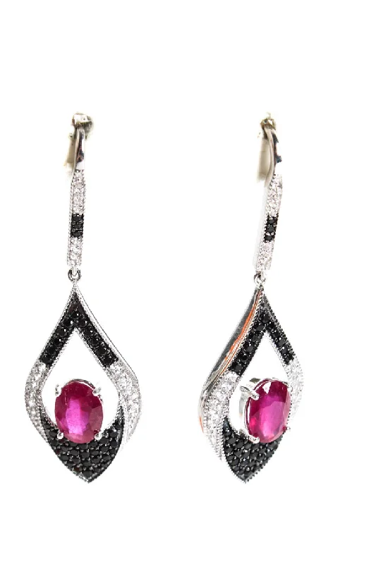 Jewelry Sale – Exclusive Styles At Lower Prices Rarities Womens Sterling Silver Red Ruby Spinel Zircon Drop Earrings Jewelry Sale – Exclusive Styles At Lower Prices Rarities Womens Sterling Silver Red Ruby Spinel Zircon Drop Earrings