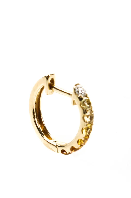 Shop Dazzling Jewelry At The Best Prices Robinson Pelham Womens 14kt Yellow Gold Yellow Sapphire Mono Hoop Earring Shop Dazzling Jewelry At The Best Prices Robinson Pelham Womens 14kt Yellow Gold Yellow Sapphire Mono Hoop Earring