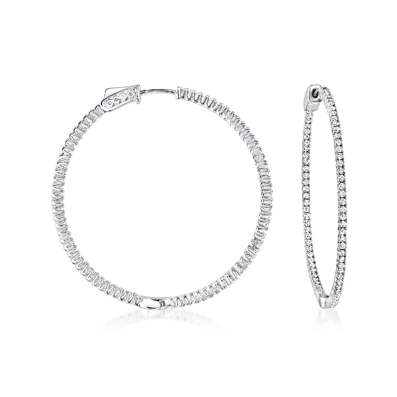 Luxury Meets Affordability – Jewelry Sale Now Live Ross-Simons CZ Hoop Earrings in Sterling Silver Luxury Meets Affordability – Jewelry Sale Now Live Ross-Simons CZ Hoop Earrings in Sterling Silver