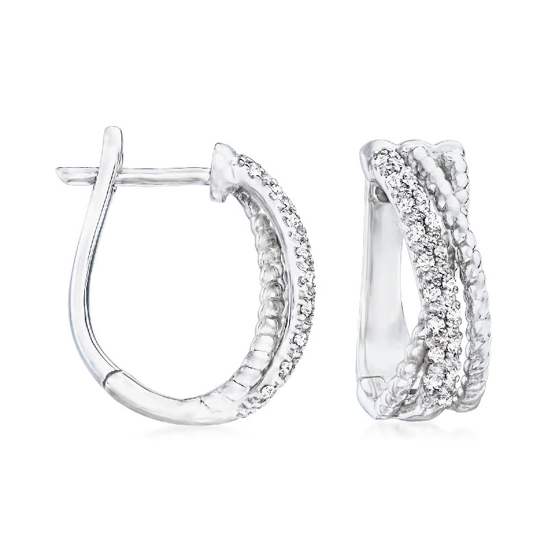 Unlock Unbeatable Jewelry Deals Before They’Re Gone Ross-Simons Diamond Hoop Earrings in Sterling Silver Unlock Unbeatable Jewelry Deals Before They’Re Gone Ross-Simons Diamond Hoop Earrings in Sterling Silver
