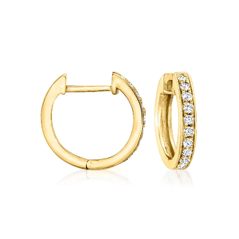 Last Chance To Grab Your Favorite Jewelry At A Discount Ross-Simons Diamond Huggie Hoop Earrings in 14kt Yellow Gold Last Chance To Grab Your Favorite Jewelry At A Discount Ross-Simons Diamond Huggie Hoop Earrings in 14kt Yellow Gold