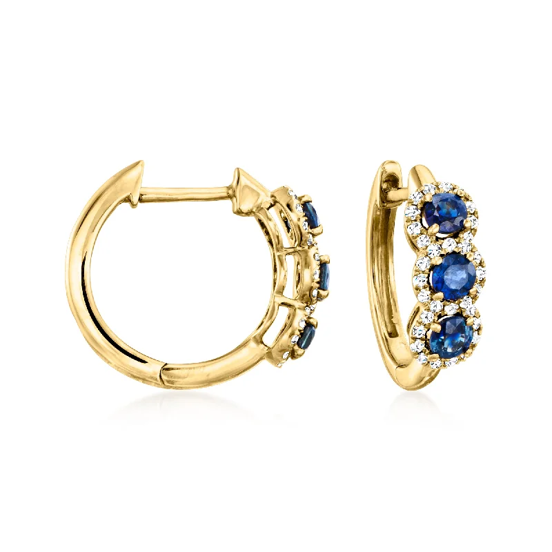 Shop High-Quality Jewelry At Jaw-Dropping Discounts Ross-Simons Sapphire and . Diamond Hoop Earrings in 14kt Yellow Gold Shop High-Quality Jewelry At Jaw-Dropping Discounts Ross-Simons Sapphire and . Diamond Hoop Earrings in 14kt Yellow Gold
