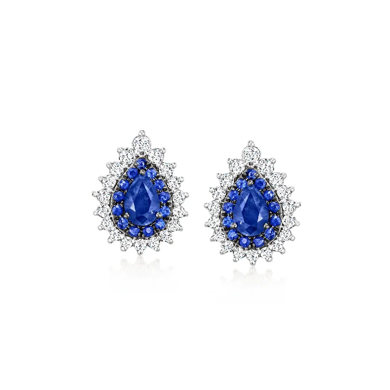Exclusive Gemstone Jewelry Markdowns – Shop Now Ross-Simons Sapphire and . Diamond Teardrop Earrings in 14kt White Gold Exclusive Gemstone Jewelry Markdowns – Shop Now Ross-Simons Sapphire and . Diamond Teardrop Earrings in 14kt White Gold
