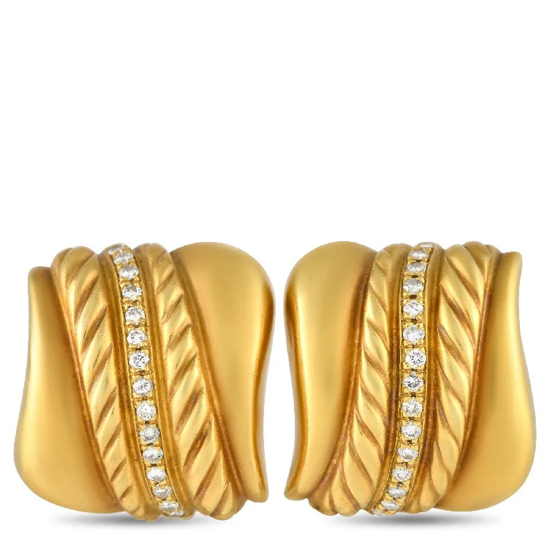 Last Chance To Shop High-End Jewelry At Markdown Prices SeidenGang 18K Yellow Gold 0.45ct Diamond Clip-On Earrings SG20-111723 Last Chance To Shop High-End Jewelry At Markdown Prices SeidenGang 18K Yellow Gold 0.45ct Diamond Clip-On Earrings SG20-111723
