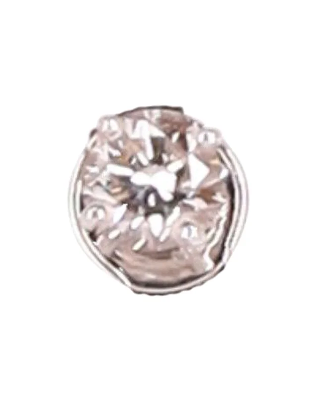 High-Quality Gemstone Jewelry For Special Occasions Tiffany & Co. Single Diamond Stud Earring in Silver Platinum High-Quality Gemstone Jewelry For Special Occasions Tiffany & Co. Single Diamond Stud Earring in Silver Platinum