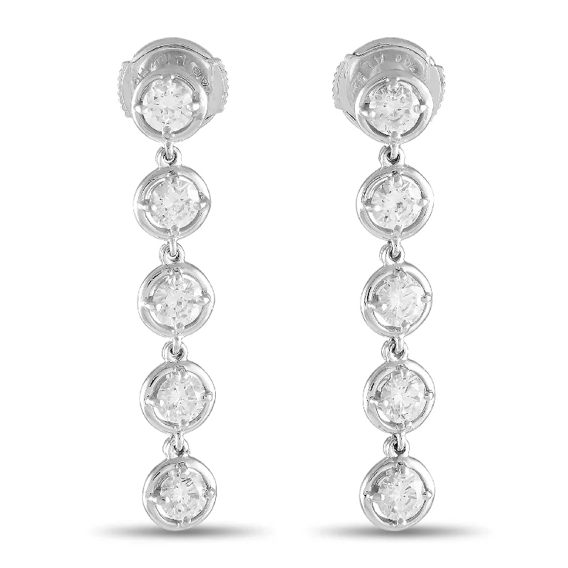 Upgrade Your Jewelry Collection For Less Van Cleef & Arpels Palmyre 18K White Gold 1.52 ct Diamond Earrings VC01-082724 Upgrade Your Jewelry Collection For Less Van Cleef & Arpels Palmyre 18K White Gold 1.52 ct Diamond Earrings VC01-082724