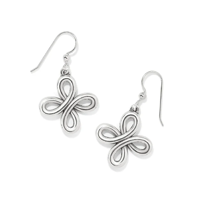 Get The Sparkle You Love At Prices You Adore Women's Curve French Wire Earrings In Silver Get The Sparkle You Love At Prices You Adore Women's Curve French Wire Earrings In Silver
