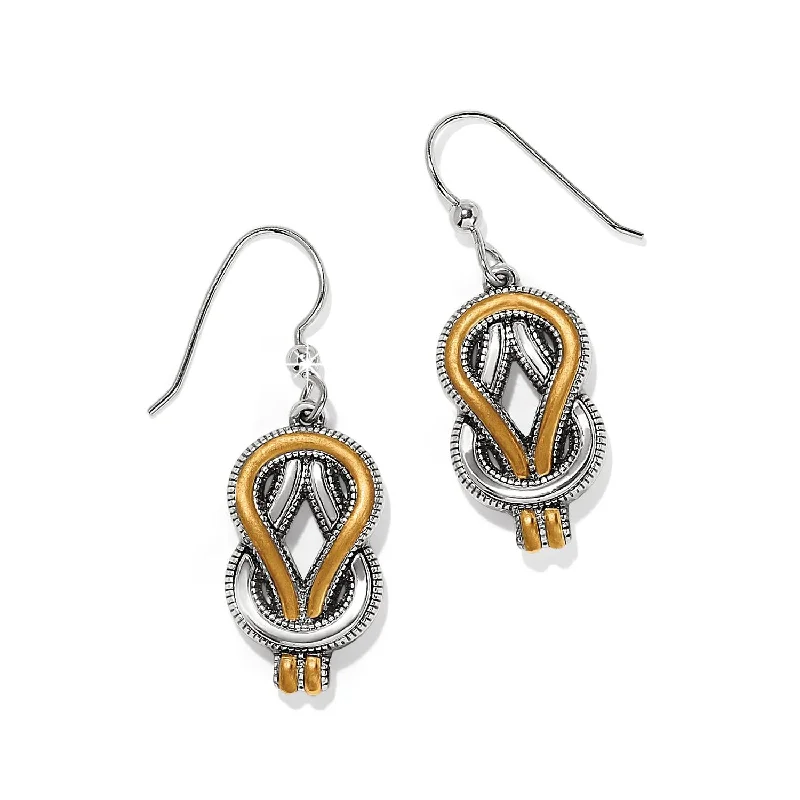 Personalized Jewelry Sale – Unique Gifts At Low Prices Women's Harmony Two Tone French Wire Earrings In Silver-Gold Personalized Jewelry Sale – Unique Gifts At Low Prices Women's Harmony Two Tone French Wire Earrings In Silver-Gold