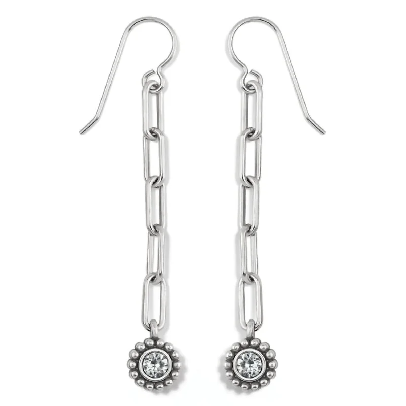 The Perfect Jewelry Piece At The Perfect Discount Women's Linx French Wire Earrings In Silver The Perfect Jewelry Piece At The Perfect Discount Women's Linx French Wire Earrings In Silver
