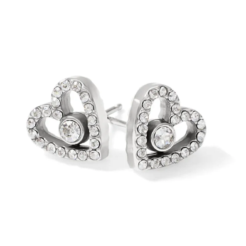 Jewelry Sale Bonanza – Grab Your Sparkle Now Women's Love Post Earrings In Silver