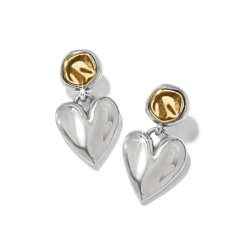 Luxury Handcrafted Jewelry For Elegant Looks Women's Post Earrings In Silver-Gold