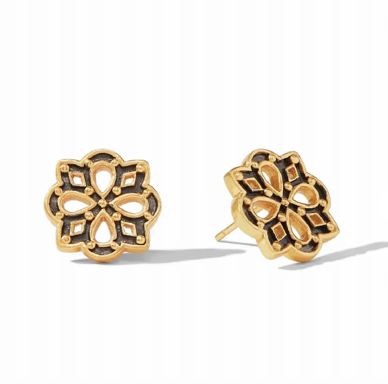 Clearance Sale On High-End Jewelry Collections Women's Soho Studs Mixed Metal Earrings In Gold Clearance Sale On High-End Jewelry Collections Women's Soho Studs Mixed Metal Earrings In Gold