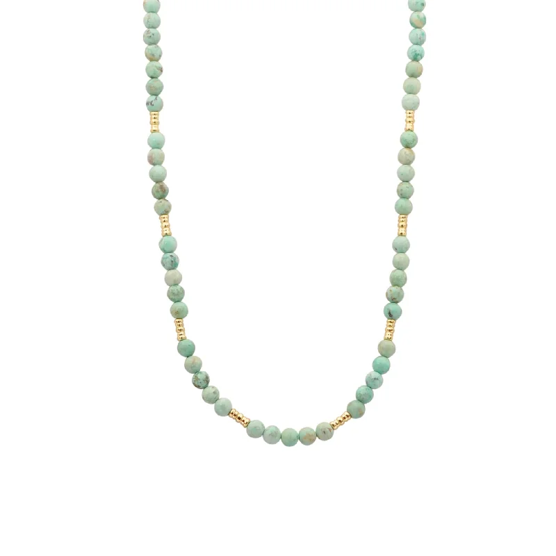 Modern Statement Jewelry For Bold Styling Turquoise Bead Necklace