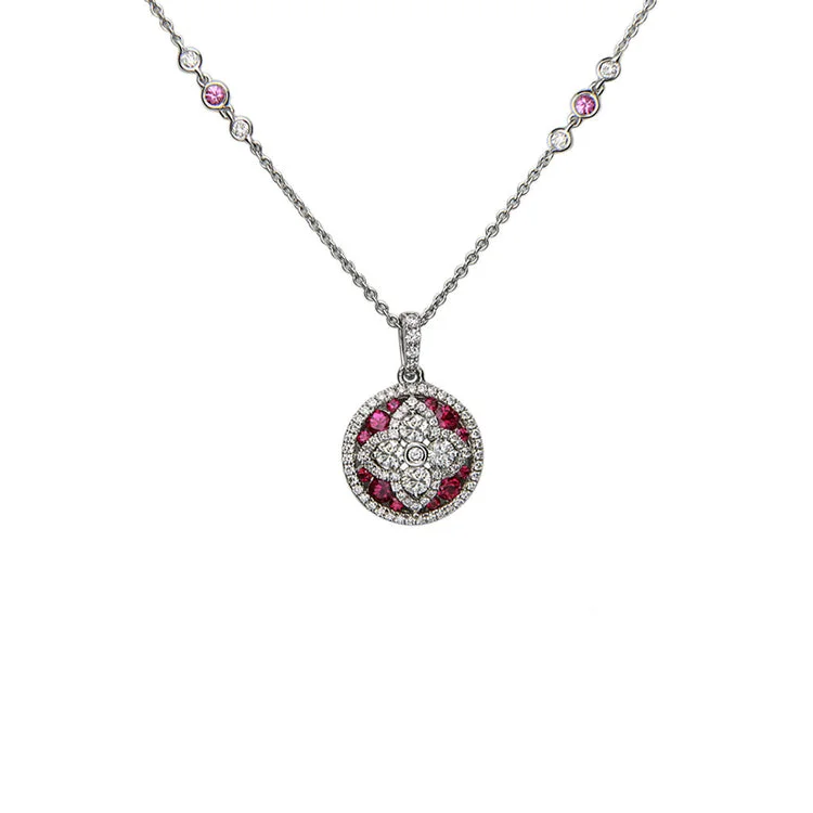 High-Quality Jewelry At A Fraction Of The Cost Ruby & Diamond Pendant