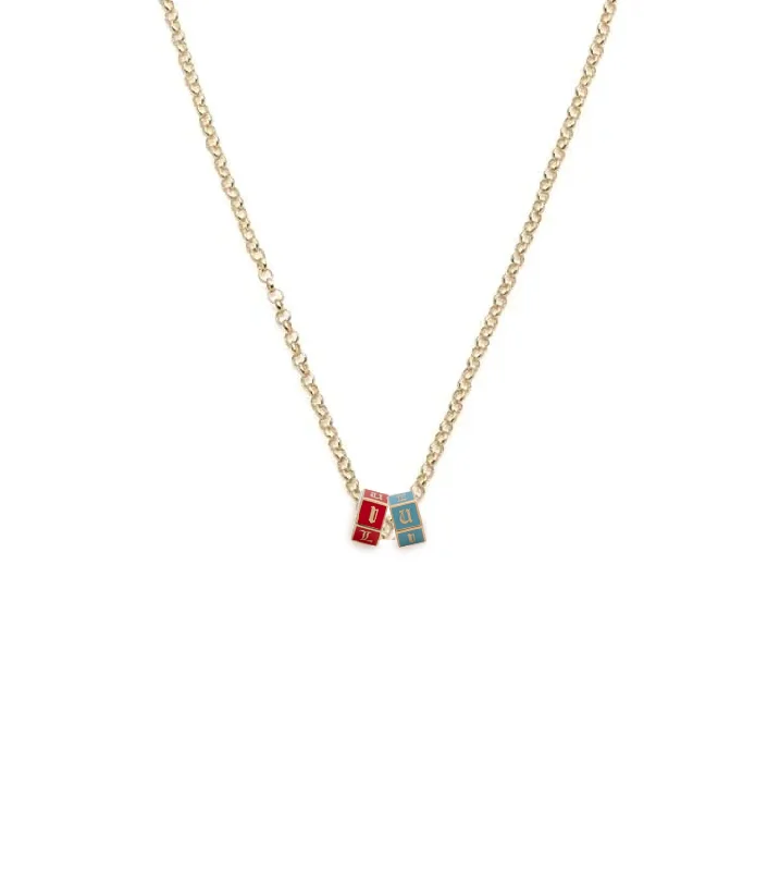Limited-Time Offer On Elegant Jewelry Pieces Aqua & Red I Love U : Fine Belcher Necklace Limited-Time Offer On Elegant Jewelry Pieces Aqua & Red I Love U : Fine Belcher Necklace