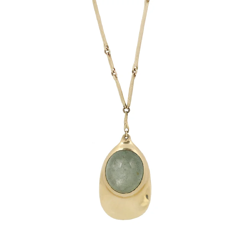 Seasonal Jewelry Sale – Upgrade Your Collection Aquamarine Cast Line Pendant Necklace Seasonal Jewelry Sale – Upgrade Your Collection Aquamarine Cast Line Pendant Necklace