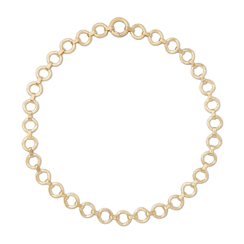 Elegant Rose Gold Jewelry For A Stylish Touch Jaipur Flat Link Collar Necklace