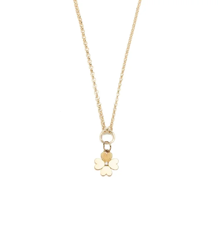 Fashion-Forward Jewelry At Incredible Prices Four Heart Clover : Engravable Miniature Medallion Fine Belcher Necklace Fashion-Forward Jewelry At Incredible Prices Four Heart Clover : Engravable Miniature Medallion Fine Belcher Necklace