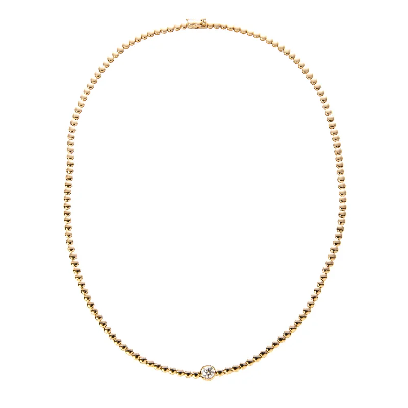 Holiday Jewelry Sale – Perfect Gifts At Great Prices Diamond Bezel & Bead 14K Yellow Gold Tennis Necklace Holiday Jewelry Sale – Perfect Gifts At Great Prices Diamond Bezel & Bead 14K Yellow Gold Tennis Necklace