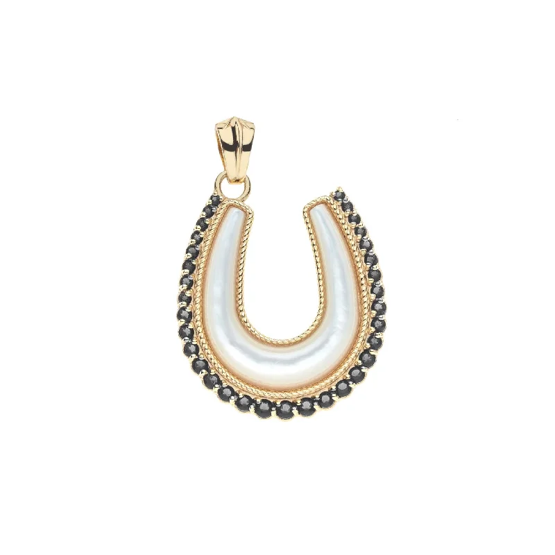 Best-Selling Jewelry Now Available At Special Deals Jane Win Feeling Lucky Mother of Pearl Horseshoe Pendant Necklace Best-Selling Jewelry Now Available At Special Deals Jane Win Feeling Lucky Mother of Pearl Horseshoe Pendant Necklace