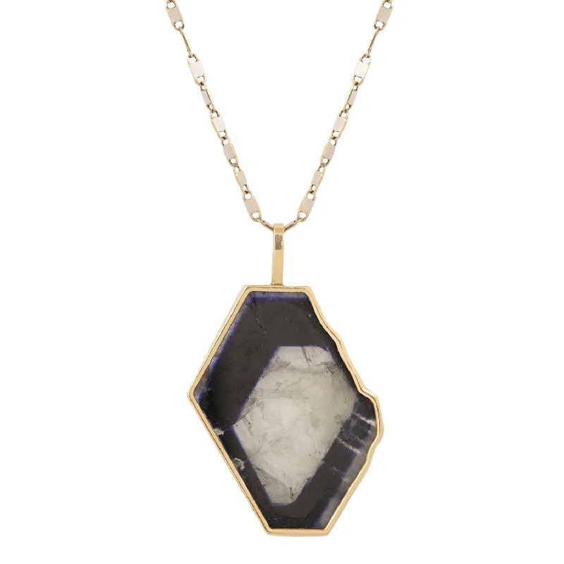 Special Jewelry Deals – Upgrade Your Collection Blue Sapphire Slice Necklace