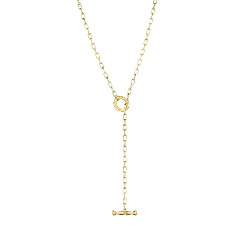 Elegant Jewelry Styles At Budget-Friendly Prices Diamond Toggle Clasp Necklace