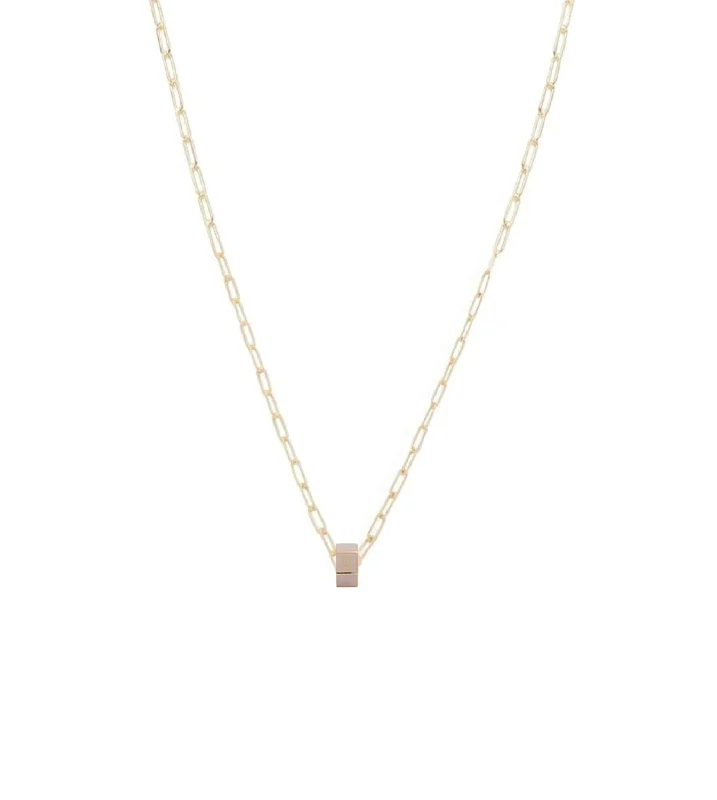 Shop Jewelry That Shines Without The High Price Custom Blush Small Faceted Heart Beat : Super Fine Clip Chain Necklace Shop Jewelry That Shines Without The High Price Custom Blush Small Faceted Heart Beat : Super Fine Clip Chain Necklace