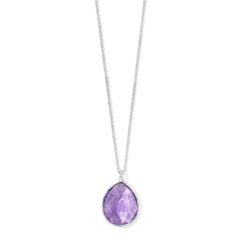 Seasonal Jewelry Clearance – Best Styles At The Lowest Prices Amethyst Large Rock Candy Teardrop Pendant Seasonal Jewelry Clearance – Best Styles At The Lowest Prices Amethyst Large Rock Candy Teardrop Pendant