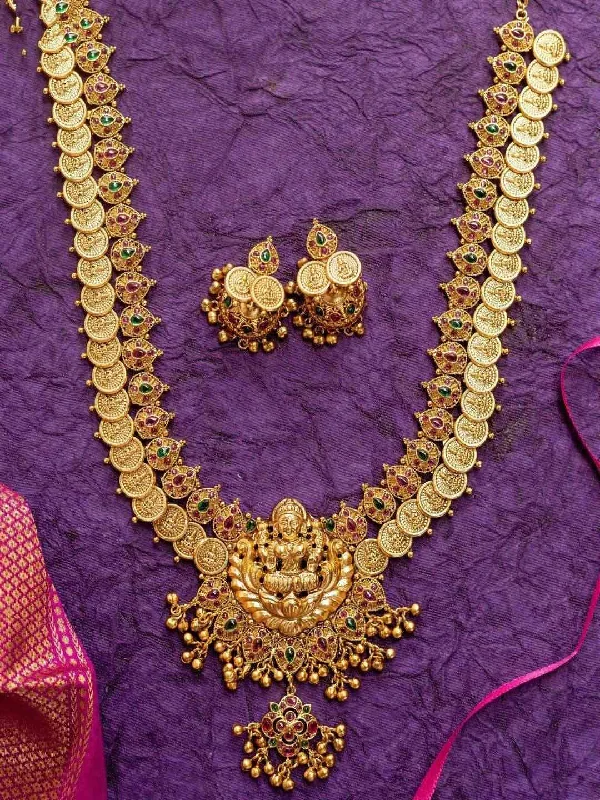 Luxury Jewelry Without The Luxury Price Tag Gutta Pusalu Style Lakshmi Necklace