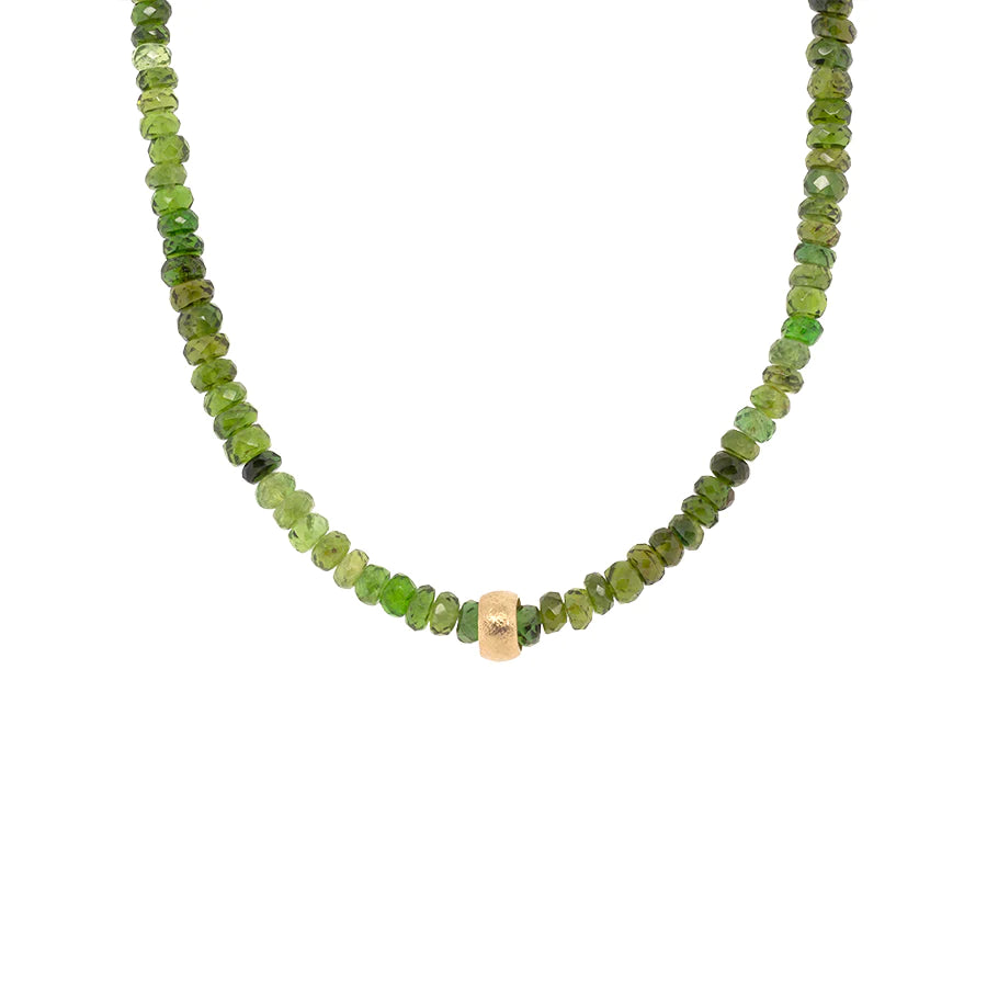 The Perfect Jewelry Piece At The Perfect Discount Natural Gemstone Tourmaline Bead Necklace - 18ky + Green Tourmaline The Perfect Jewelry Piece At The Perfect Discount Natural Gemstone Tourmaline Bead Necklace - 18ky + Green Tourmaline