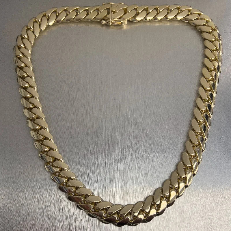 Exclusive Jewelry Bundles At Discounted Rates 14k Yellow Gold Miami Cuban Link 15.6mm Chain Necklace 407.8g 22" HEAVY HUGE Exclusive Jewelry Bundles At Discounted Rates 14k Yellow Gold Miami Cuban Link 15.6mm Chain Necklace 407.8g 22" HEAVY HUGE