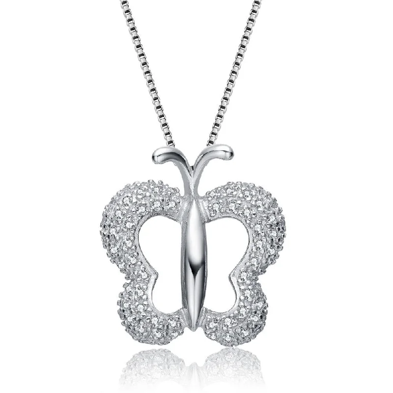 Limited-Stock Jewelry Sale – Once It's Gone, It's Gone Louise Halo Butterfly Pendant Necklace Limited-Stock Jewelry Sale – Once It's Gone, It's Gone Louise Halo Butterfly Pendant Necklace