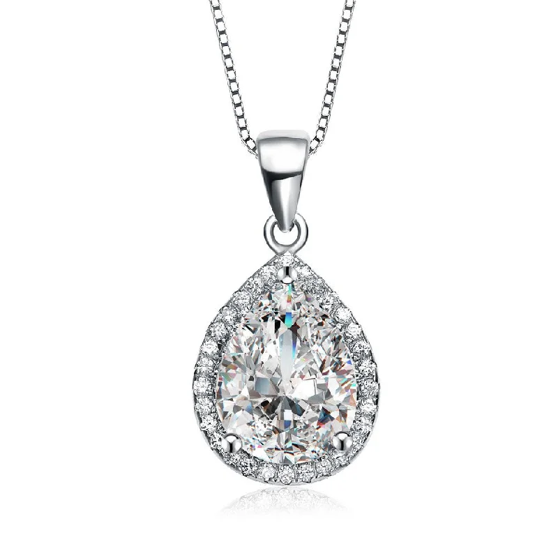 Timeless Jewelry At Special Discount Rates Camille Teardrop Shaped Pendant Necklace