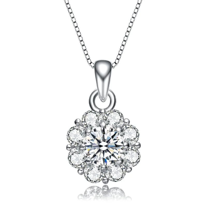 Huge Markdowns On Premium Jewelry Styles Caroline Fleur Accent Pendant Necklace