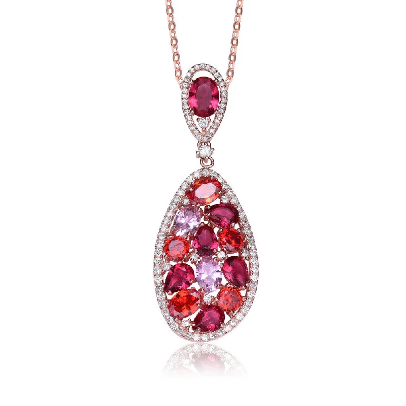 High-End Sparkle, Low-End Prices – Jewelry Sale Live Palette Isabelle Red CZ Rose Gold Pendant Necklace High-End Sparkle, Low-End Prices – Jewelry Sale Live Palette Isabelle Red CZ Rose Gold Pendant Necklace