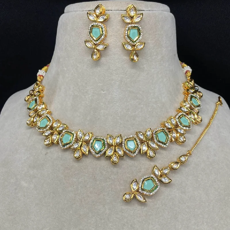 Classic And Modern Jewelry Styles On Sale Amoliya Jewels Gold Plated Polki Kundan Choker Necklace Set Classic And Modern Jewelry Styles On Sale Amoliya Jewels Gold Plated Polki Kundan Choker Necklace Set