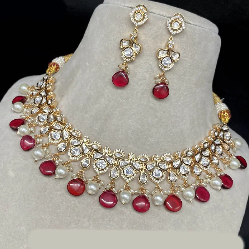 Timeless Beauty, Unbeatable Deals – Jewelry Sale On Amoliya Jewels Gold Plated Polki Kundan Choker Necklace Set Timeless Beauty, Unbeatable Deals – Jewelry Sale On Amoliya Jewels Gold Plated Polki Kundan Choker Necklace Set