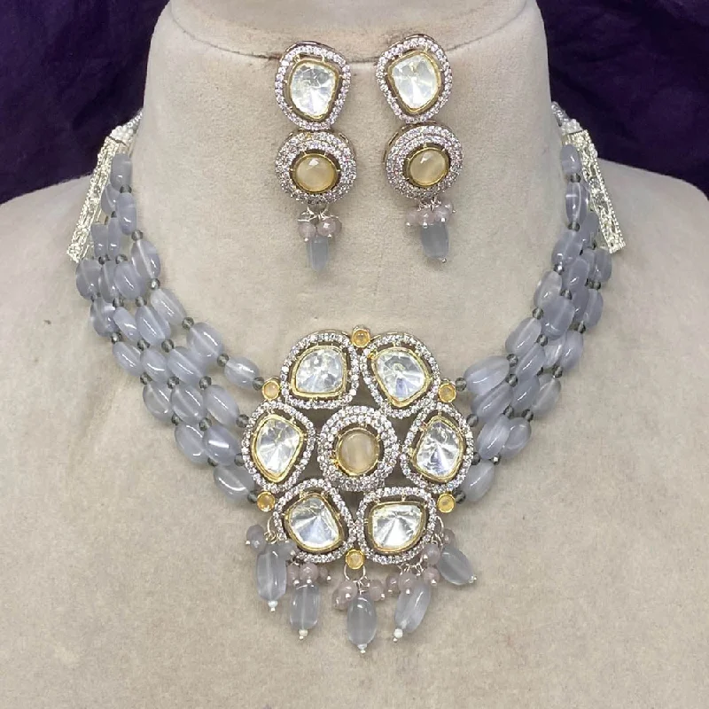 The Perfect Jewelry Piece At The Perfect Price Amoliya Jewels Gold Plated Polki Kundan Choker Necklace Set The Perfect Jewelry Piece At The Perfect Price Amoliya Jewels Gold Plated Polki Kundan Choker Necklace Set