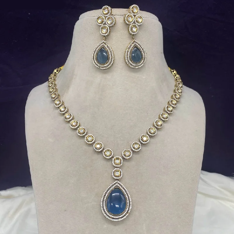 High-End Sparkle, Low-End Prices – Jewelry Sale Live Amoliya Jewels Gold Plated Polki Kundan Necklace Set High-End Sparkle, Low-End Prices – Jewelry Sale Live Amoliya Jewels Gold Plated Polki Kundan Necklace Set