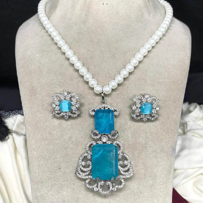 Jewelry Clearance Sale – Final Reductions Amoliya Jewels Silver Plated AD And Pearls Necklace Set Jewelry Clearance Sale – Final Reductions Amoliya Jewels Silver Plated AD And Pearls Necklace Set