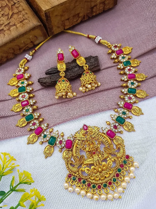 Sparkle On A Budget – Fine Jewelry For Less Antique Finish Short Necklace set