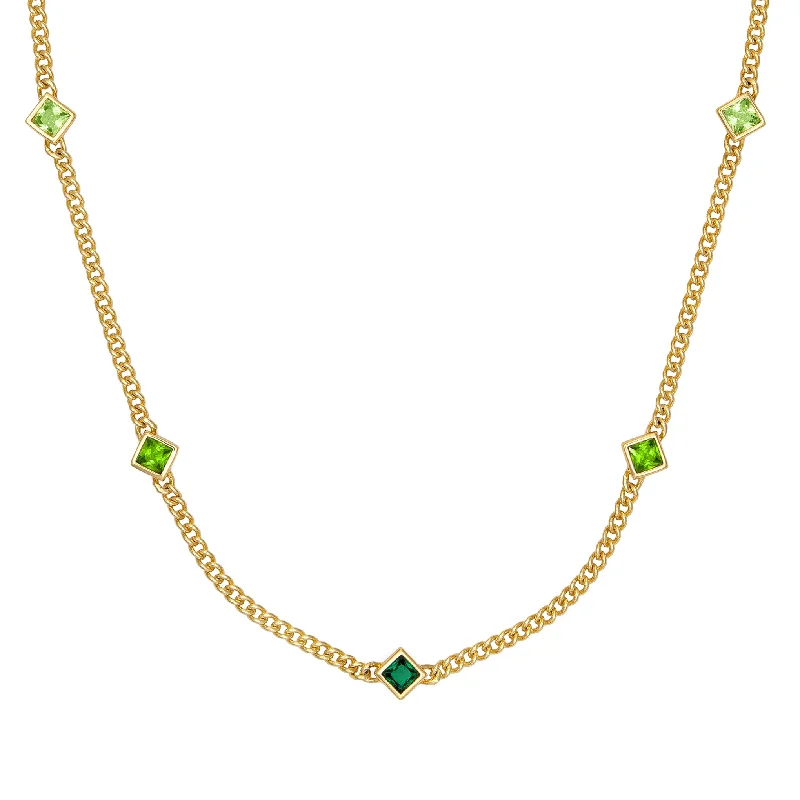 Dazzle With Discounts – Shop Jewelry On Sale Aura Necklace - Green