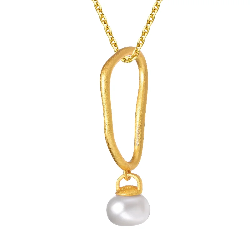 Get The Jewelry You Love At A Price You Love Brigitte Fluid Boho Golden Pendant Pearl Necklace Get The Jewelry You Love At A Price You Love Brigitte Fluid Boho Golden Pendant Pearl Necklace