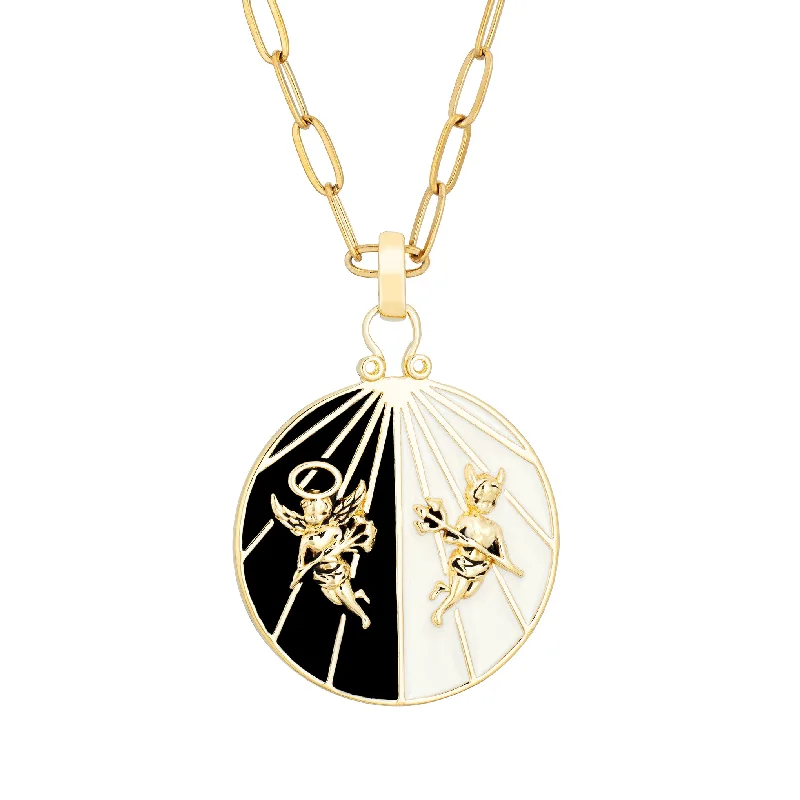 High-Quality Gemstone Jewelry For Special Occasions Cherub Necklace