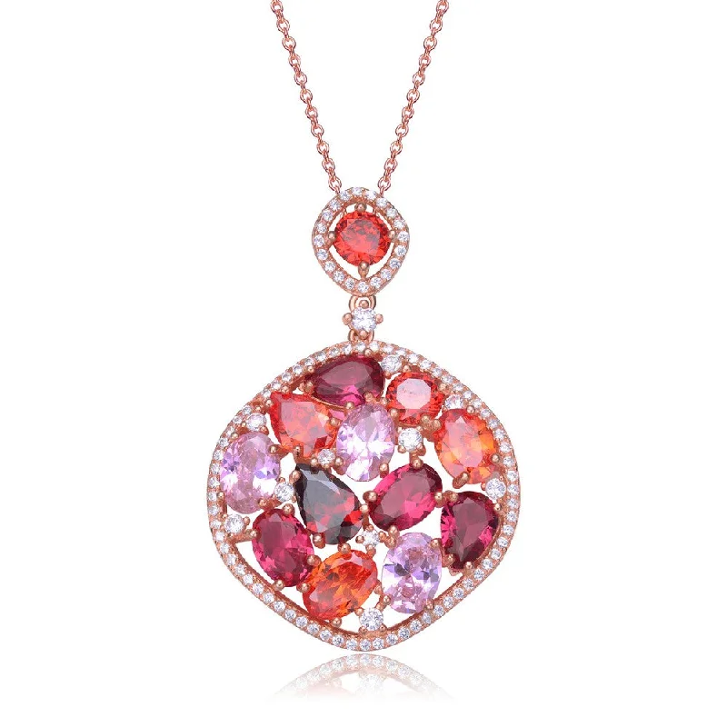 Exclusive Jewelry Markdowns – Limited-Time Offer Palette Caroline Red CZ Rose Gold Pendant Necklace Exclusive Jewelry Markdowns – Limited-Time Offer Palette Caroline Red CZ Rose Gold Pendant Necklace